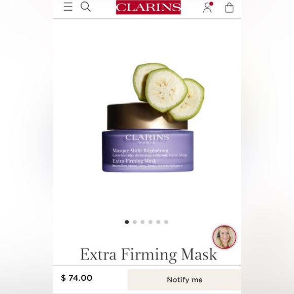Clarins Extra Firming Mask 15ml - Picture 2 of 2